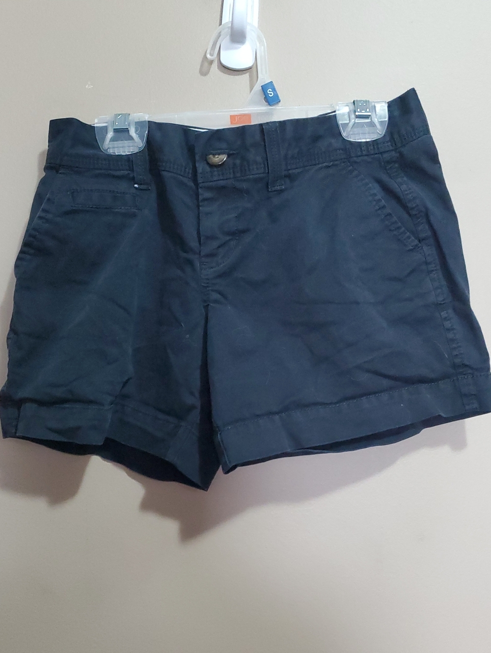 Old Navy Navy Chino Cuffed Shorts Size 0